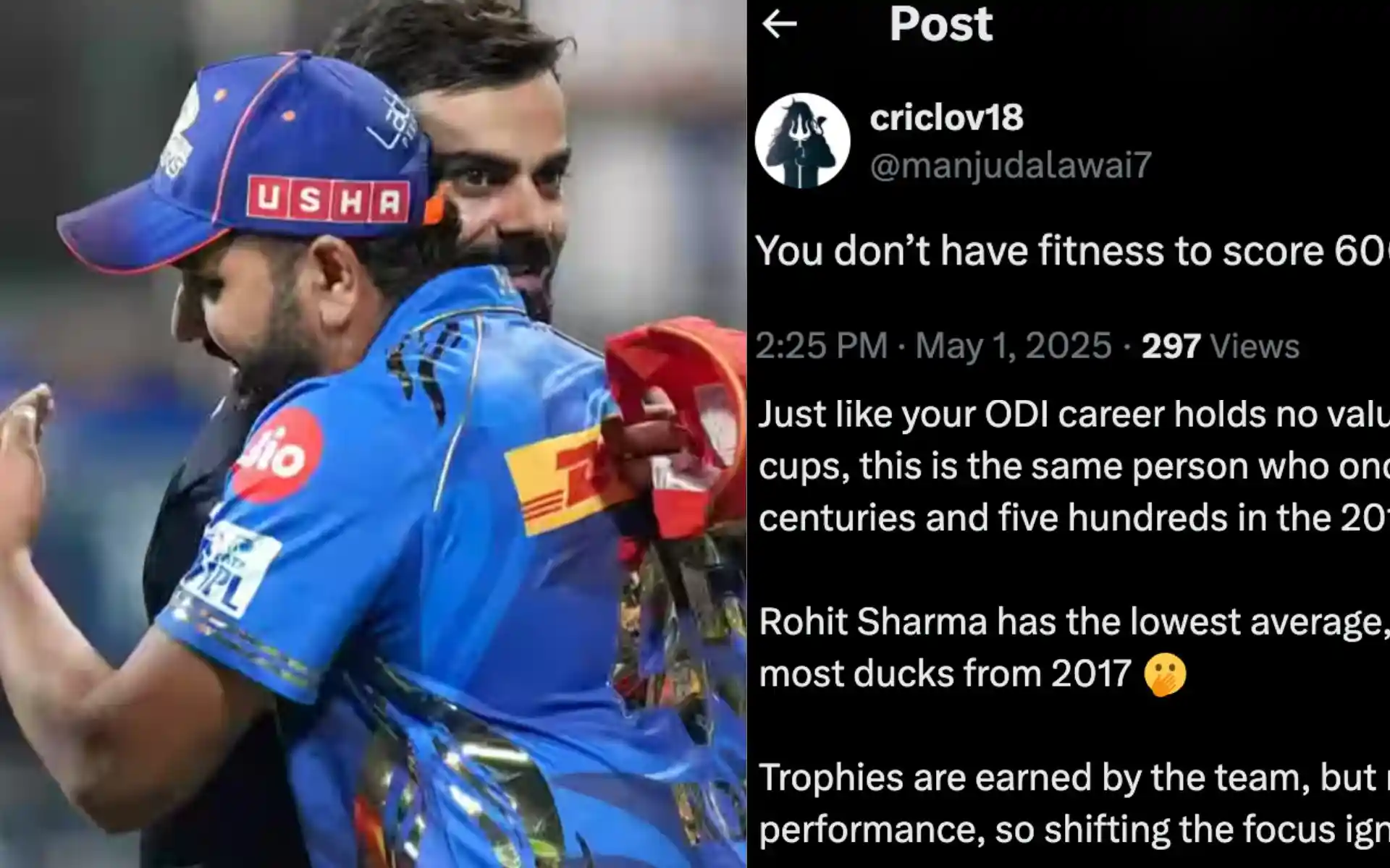 Why Are Virat Kohli Fans Bashing Birthday Boy Rohit Sharma After His Bizarre Statement